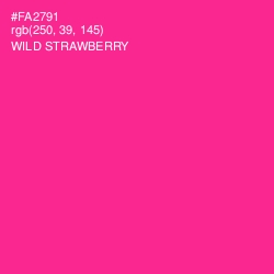 #FA2791 - Wild Strawberry Color Image