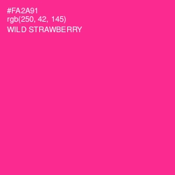 #FA2A91 - Wild Strawberry Color Image