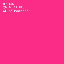 #FA2C87 - Wild Strawberry Color Image