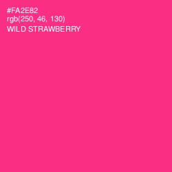 #FA2E82 - Wild Strawberry Color Image