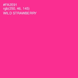 #FA2E91 - Wild Strawberry Color Image