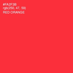 #FA2F3B - Red Orange Color Image