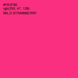 #FA2F80 - Wild Strawberry Color Image