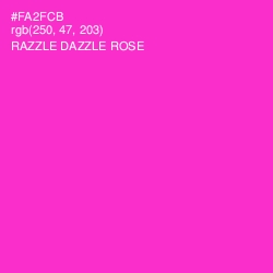 #FA2FCB - Razzle Dazzle Rose Color Image