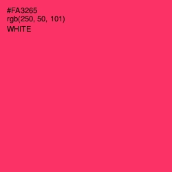 #FA3265 - Radical Red Color Image