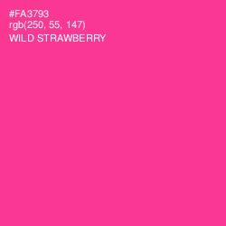 #FA3793 - Wild Strawberry Color Image