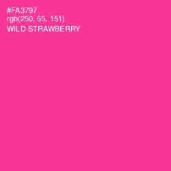 #FA3797 - Wild Strawberry Color Image
