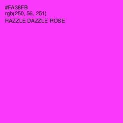 #FA38FB - Razzle Dazzle Rose Color Image