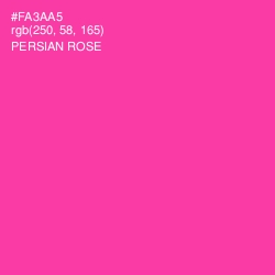 #FA3AA5 - Persian Rose Color Image