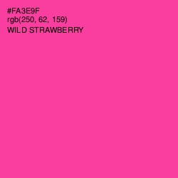 #FA3E9F - Wild Strawberry Color Image