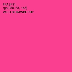 #FA3F91 - Wild Strawberry Color Image