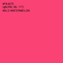 #FA4275 - Wild Watermelon Color Image