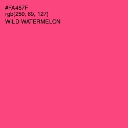 #FA457F - Wild Watermelon Color Image