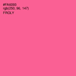 #FA6093 - Froly Color Image