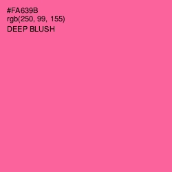 #FA639B - Deep Blush Color Image
