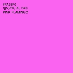 #FA63F0 - Pink Flamingo Color Image