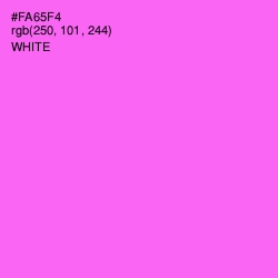 #FA65F4 - Pink Flamingo Color Image