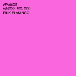 #FA66DE - Pink Flamingo Color Image