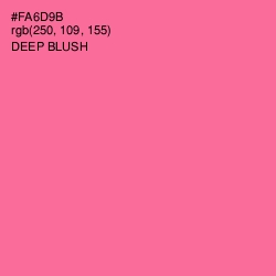 #FA6D9B - Deep Blush Color Image