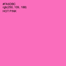 #FA6DBC - Hot Pink Color Image