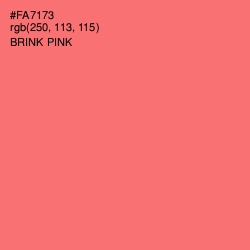 #FA7173 - Brink Pink Color Image