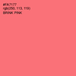 #FA7177 - Brink Pink Color Image