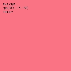 #FA7384 - Froly Color Image