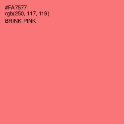 #FA7577 - Brink Pink Color Image