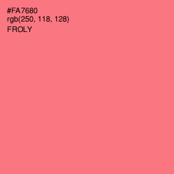 #FA7680 - Froly Color Image