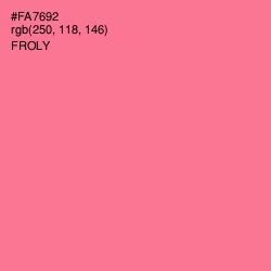 #FA7692 - Froly Color Image