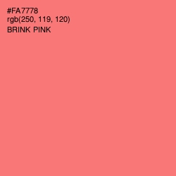 #FA7778 - Brink Pink Color Image