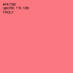 #FA7780 - Froly Color Image