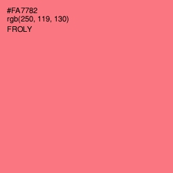 #FA7782 - Froly Color Image