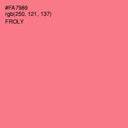 #FA7989 - Froly Color Image