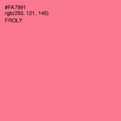 #FA7991 - Froly Color Image