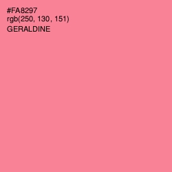 #FA8297 - Geraldine Color Image