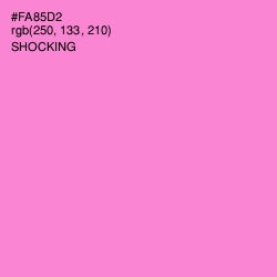 #FA85D2 - Shocking Color Image