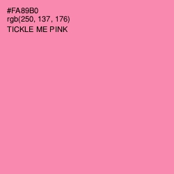 #FA89B0 - Tickle Me Pink Color Image