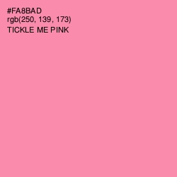 #FA8BAD - Tickle Me Pink Color Image