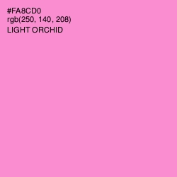 #FA8CD0 - Light Orchid Color Image