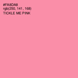 #FA8DA8 - Tickle Me Pink Color Image