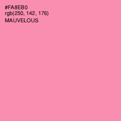 #FA8EB0 - Mauvelous Color Image