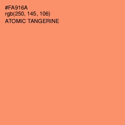 #FA916A - Atomic Tangerine Color Image