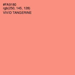 #FA9180 - Vivid Tangerine Color Image