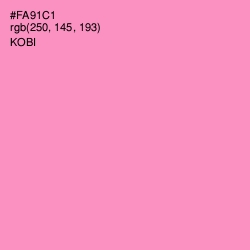 #FA91C1 - Kobi Color Image