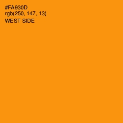 #FA930D - West Side Color Image