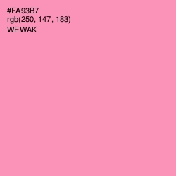 #FA93B7 - Wewak Color Image