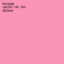 #FA94B8 - Wewak Color Image