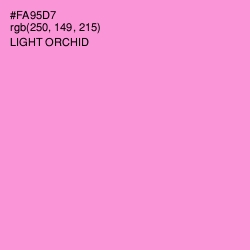 #FA95D7 - Light Orchid Color Image
