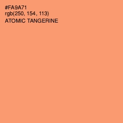 #FA9A71 - Atomic Tangerine Color Image